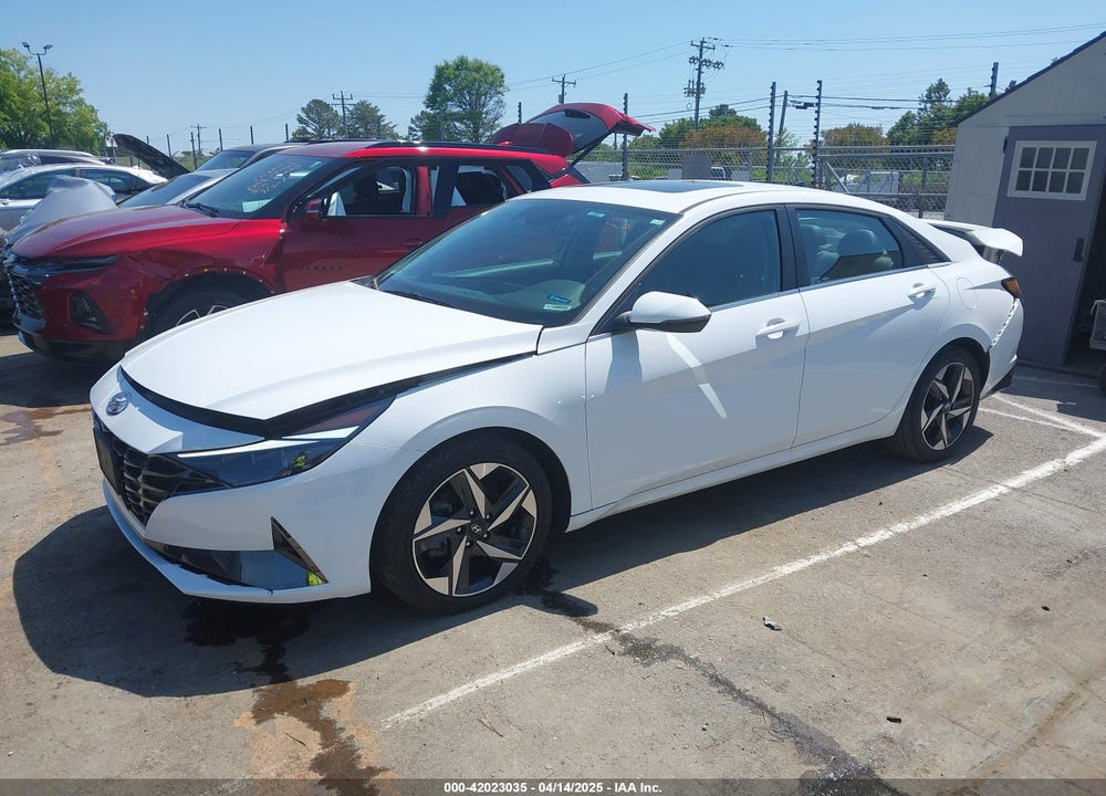 2022 HYUNDAI ELANTRA HYBRID LIMITED VIN: KMHLN4AJ2NU019478