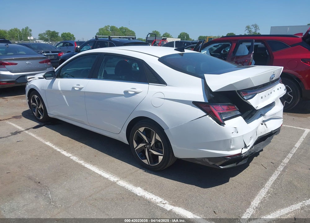 2022 HYUNDAI ELANTRA HYBRID LIMITED VIN: KMHLN4AJ2NU019478