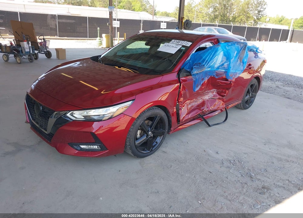 2022 NISSAN SENTRA VIN: 3N1AB8DV0NY287780