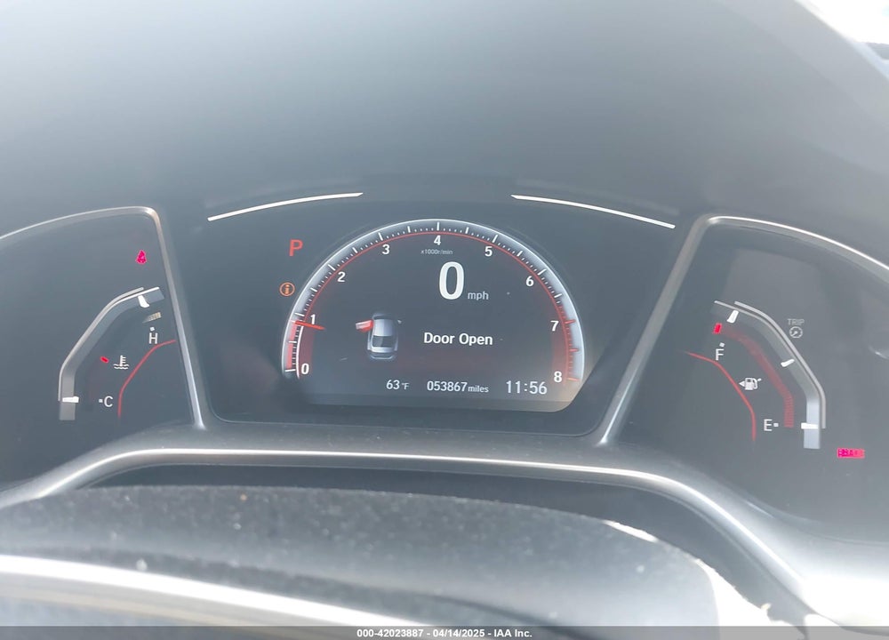 2020 HONDA CIVIC VIN: 19XFC2F8XLE212880