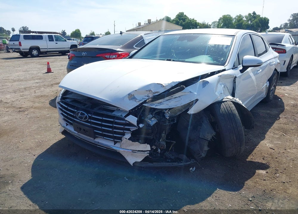 2021 HYUNDAI SONATA BLUE VIN: KMHL24JJ2MA033437