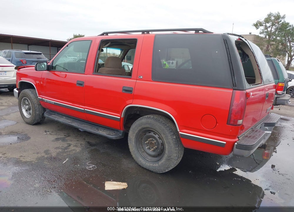 1999 CHEVROLET TAHOE LS VIN: 1GNEK13R4XJ556548