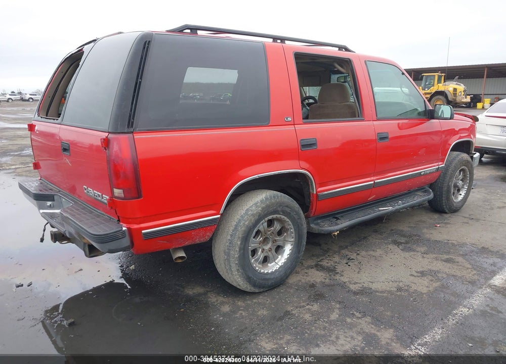 1999 CHEVROLET TAHOE LS VIN: 1GNEK13R4XJ556548