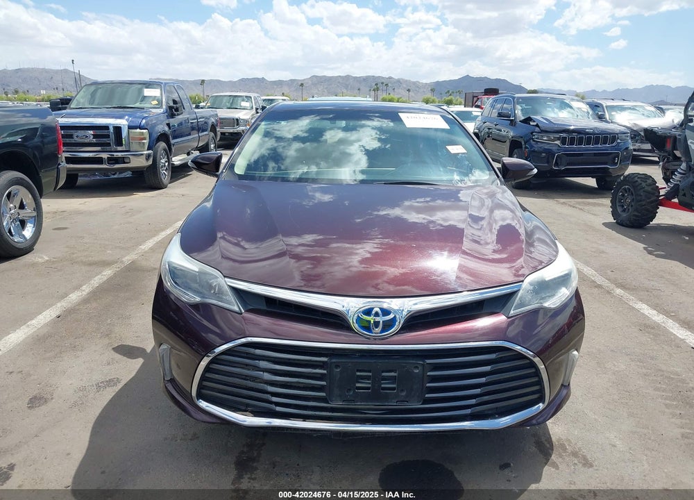 2016 TOYOTA AVALON HYBRID VIN: 4T1BD1EB2GU053021