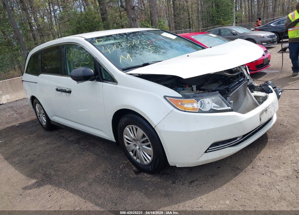 2014 HONDA ODYSSEY LX VIN: 5FNRL5H28EB001553