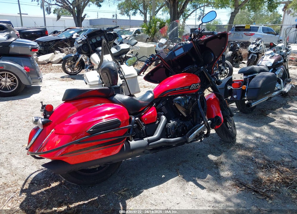 2015 YAMAHA XVS1300 CT/CTB VIN: JYAVP32E7FA006047