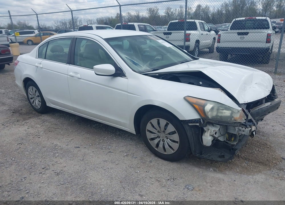 2010 HONDA ACCORD 2.4 LX VIN: 1HGCP2F38AA190312