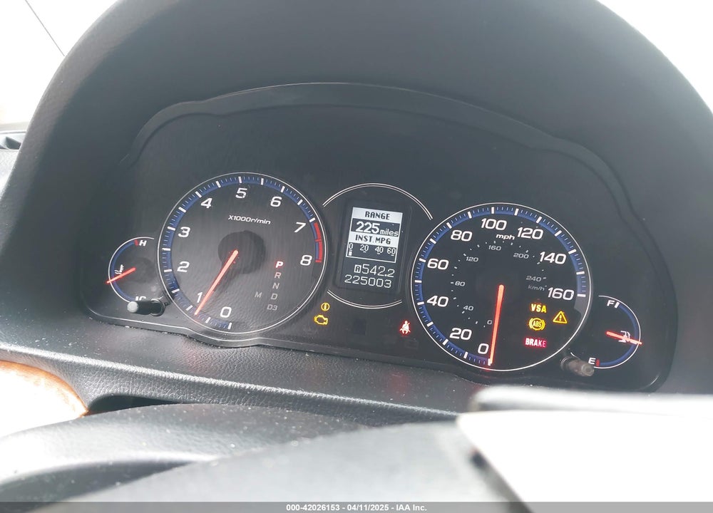 2007 ACURA TSX VIN: JH4CL96987C010023