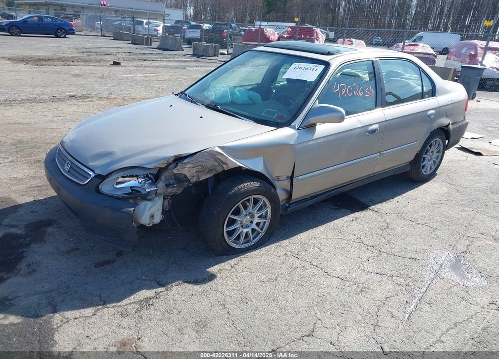 2000 HONDA CIVIC EX VIN: 2HGEJ864XYH584606