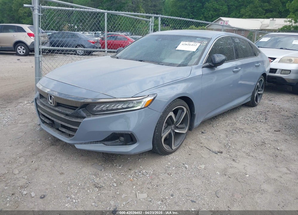 2022 HONDA ACCORD VIN: 1HGCV2F39NA016325
