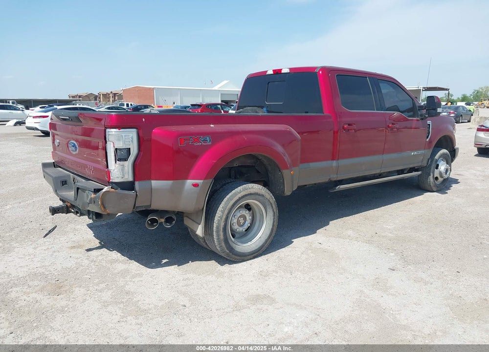 2019 FORD F-350 KING RANCH VIN: 1FT8W3DT5KEE40647