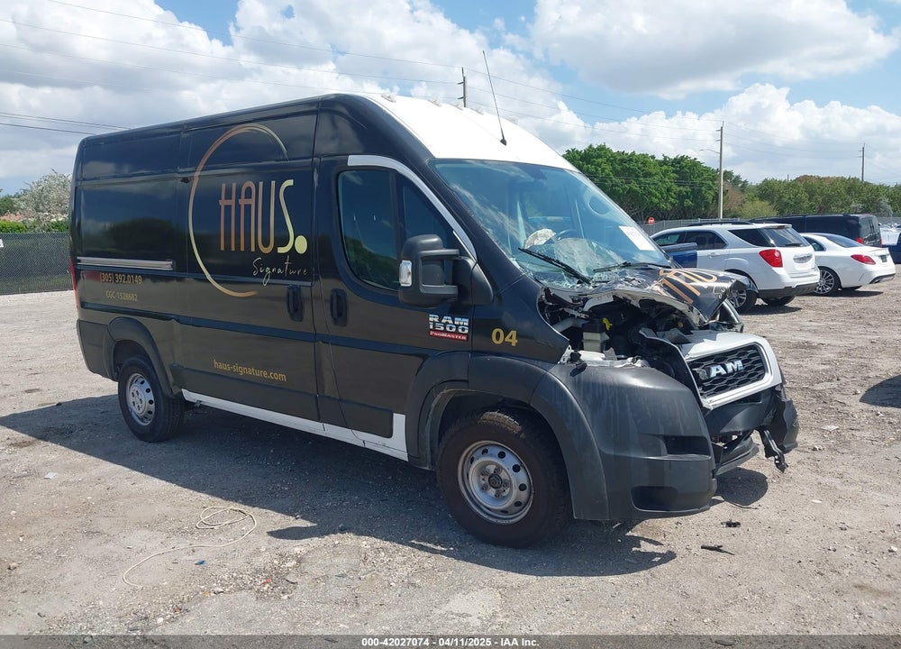 2020 RAM PROMASTER 1500 HIGH ROOF 136 WB VIN: 3C6TRVBG2LE125496