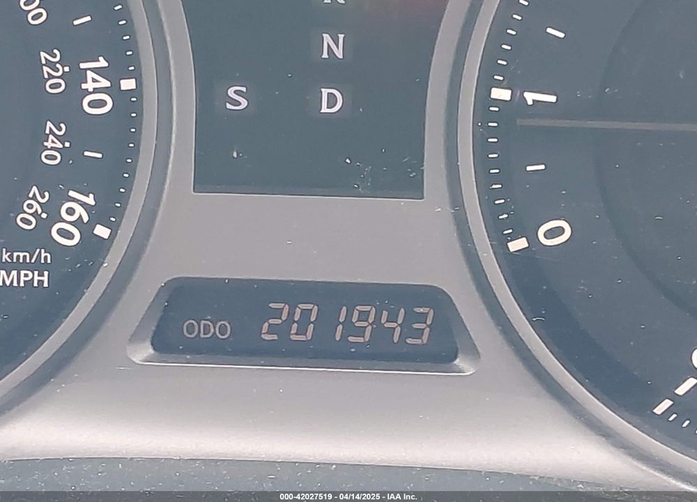 2007 LEXUS IS 250 VIN: JTHBK262X72027324
