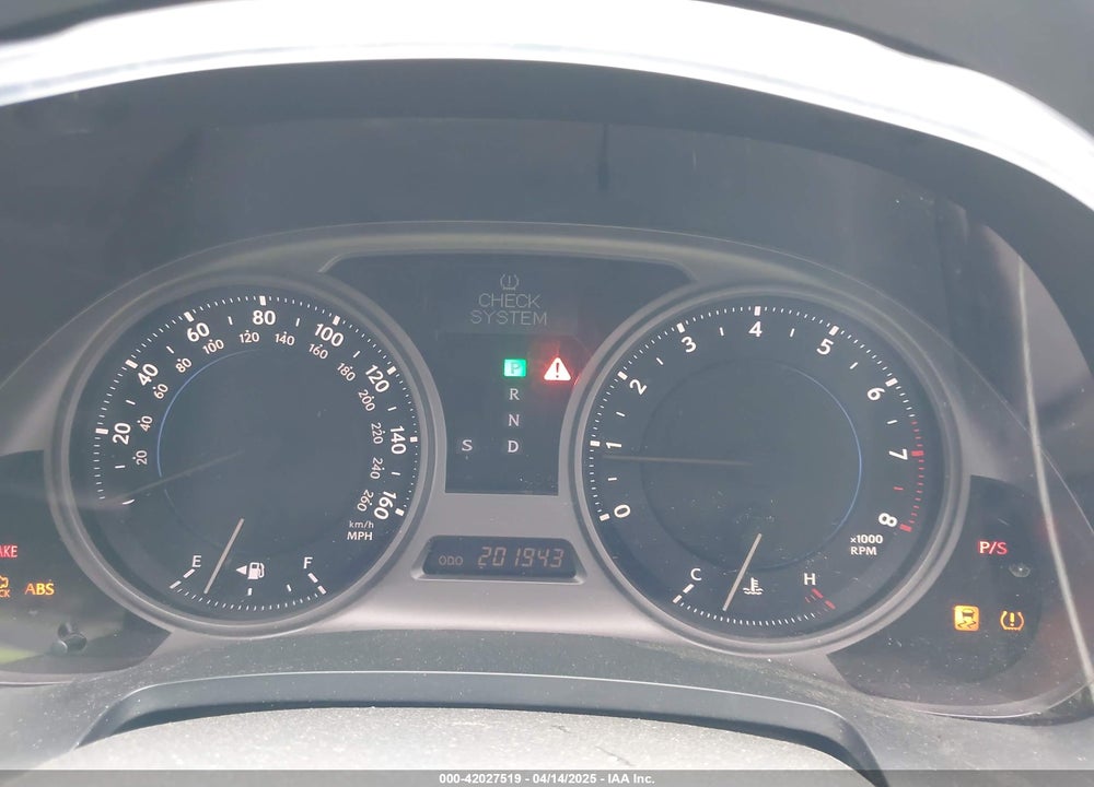 2007 LEXUS IS 250 VIN: JTHBK262X72027324