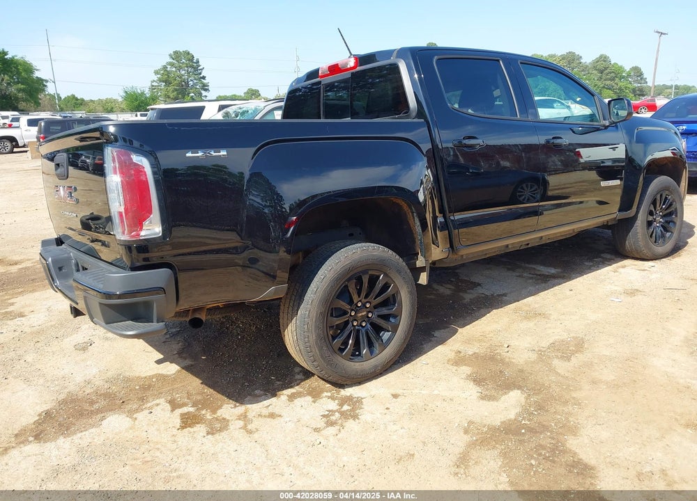 2022 GMC CANYON 4WD SHORT BOX ELEVATION VIN: 1GTG6CEN6N1322470