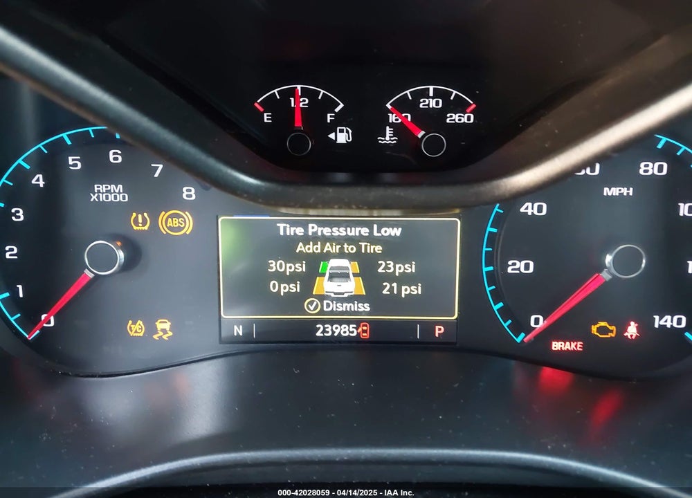 2022 GMC CANYON 4WD SHORT BOX ELEVATION VIN: 1GTG6CEN6N1322470