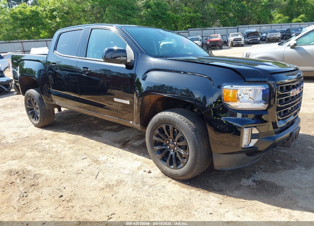 2022 GMC CANYON 4WD SHORT BOX ELEVATION VIN: 1GTG6CEN6N1322470