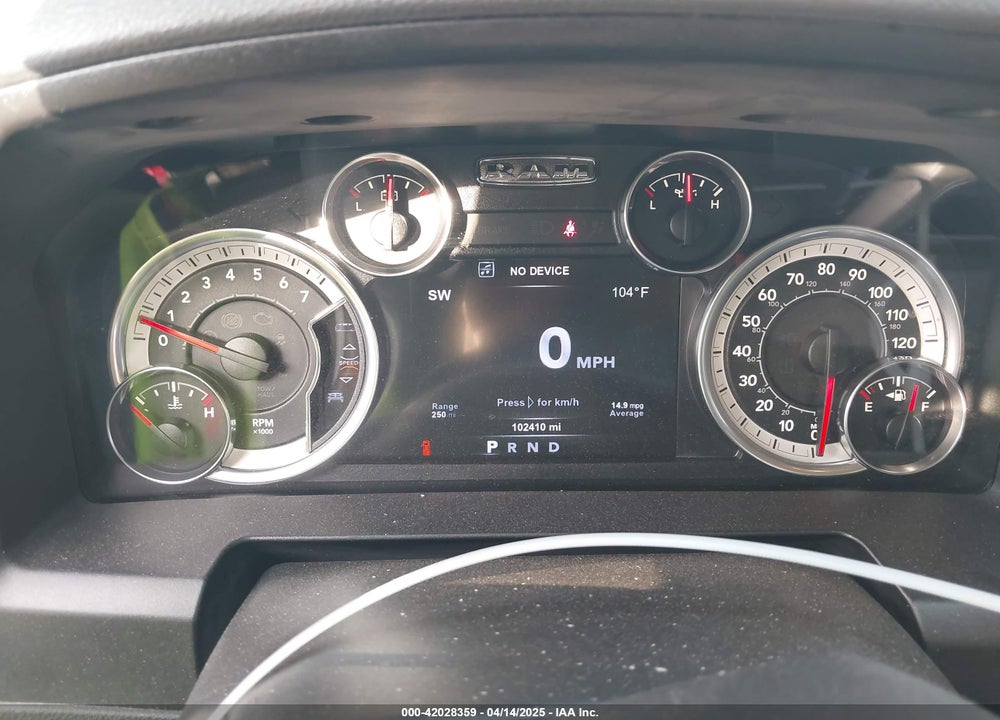 2017 RAM 1500 VIN: 1C6RR6LT0HS514041