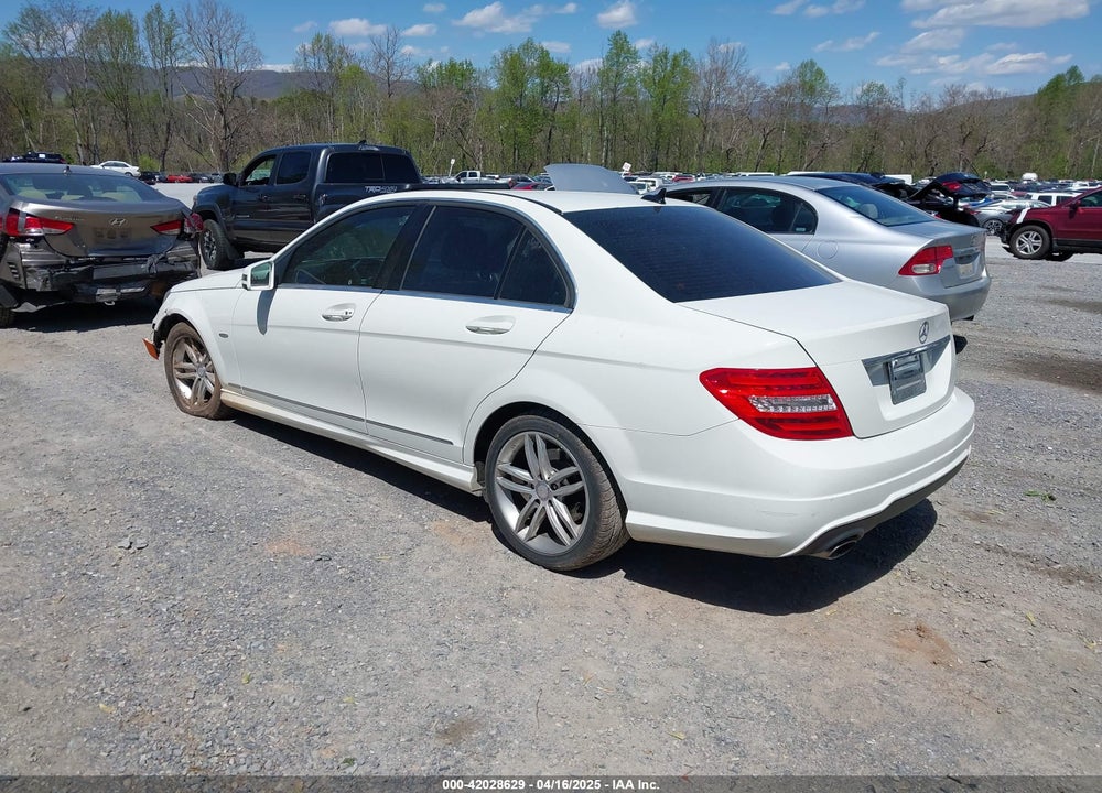 2012 MERCEDES-BENZ C 250 VIN: WDDGF4HB3CR199917