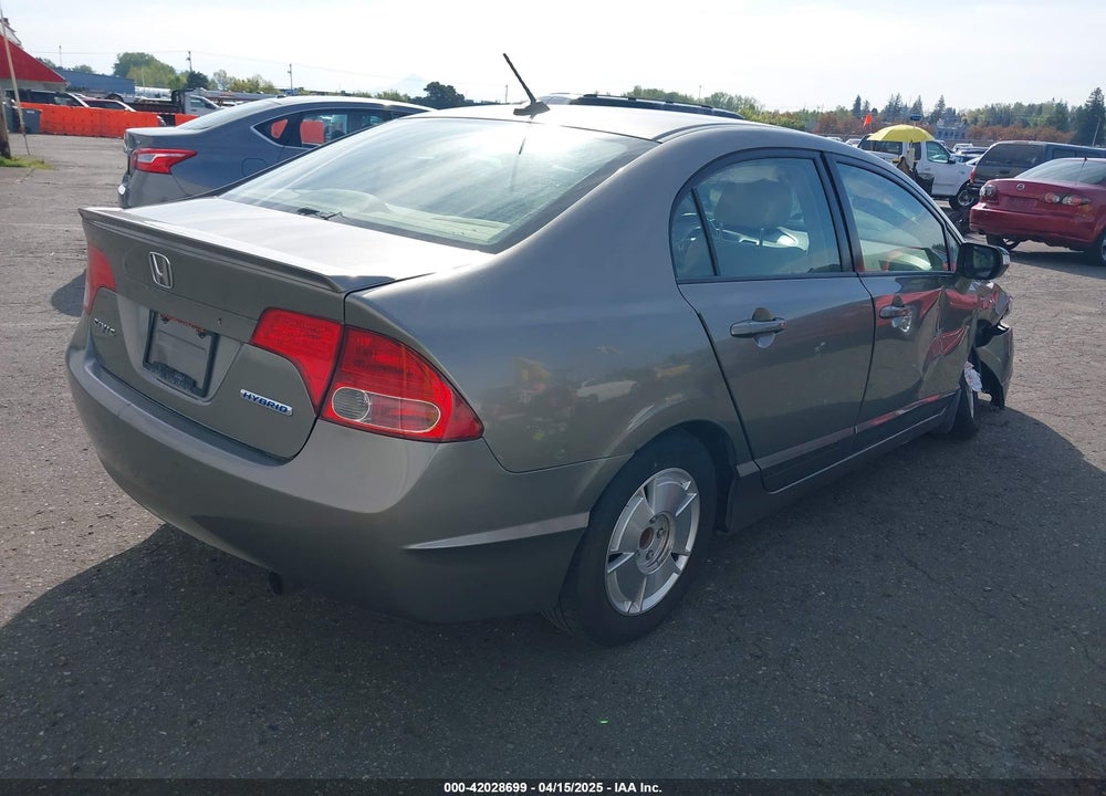 2007 HONDA CIVIC HYBRID VIN: JHMFA36297S010332