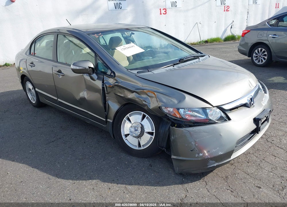 2007 HONDA CIVIC HYBRID VIN: JHMFA36297S010332