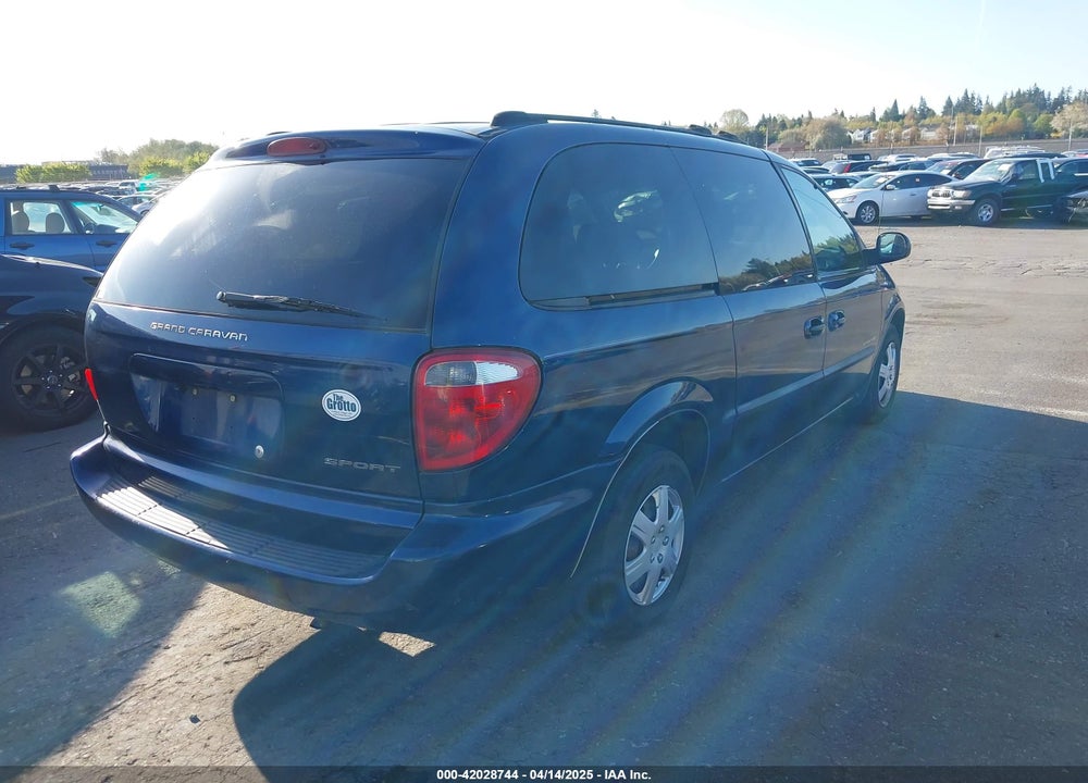 2001 DODGE GRAND CARAVAN SPORT VIN: 2B8GP44G81R118664