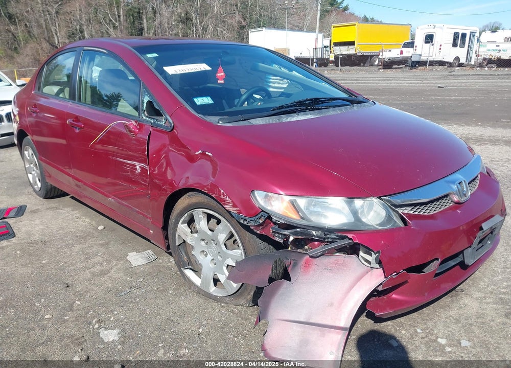 2010 HONDA CIVIC LX VIN: 2HGFA1F54AH548307