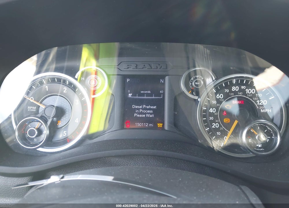 2021 RAM 2500 VIN: 3C6UR5DL8MG653404