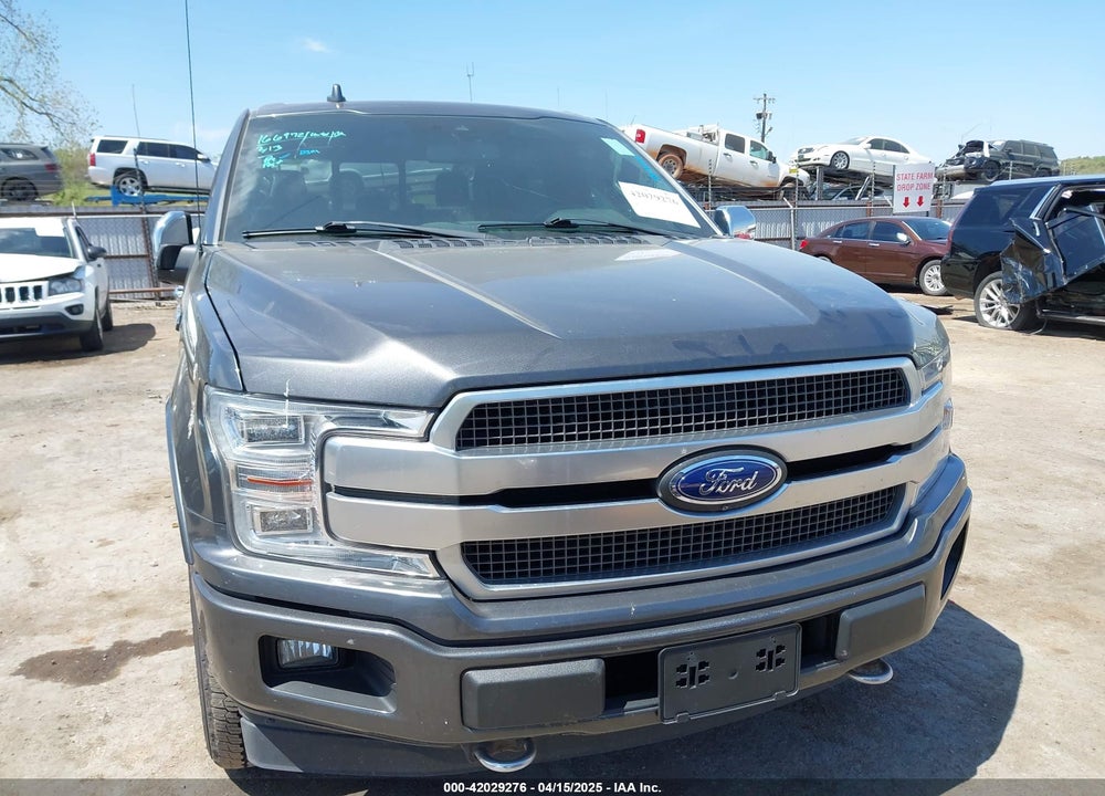 2019 FORD F-150 PLATINUM VIN: 1FTEW1E48KFA17537