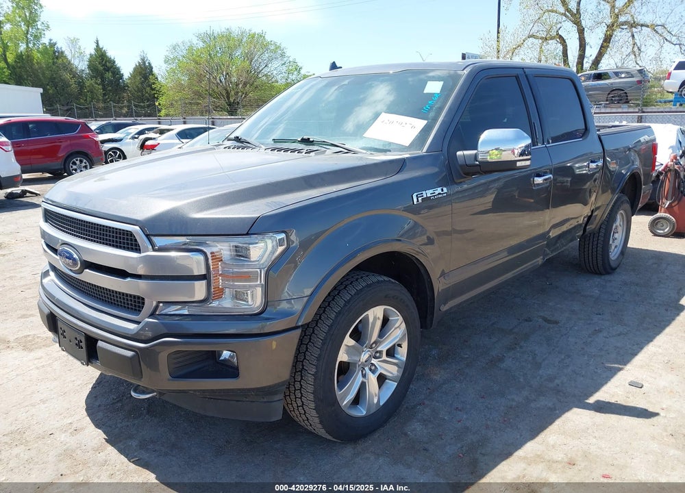 2019 FORD F-150 PLATINUM VIN: 1FTEW1E48KFA17537