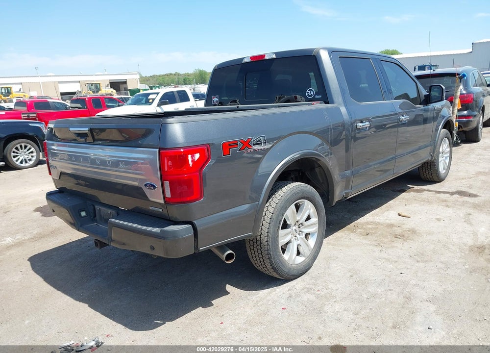 2019 FORD F-150 PLATINUM VIN: 1FTEW1E48KFA17537