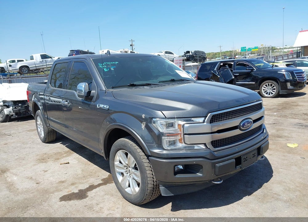 2019 FORD F-150 PLATINUM VIN: 1FTEW1E48KFA17537