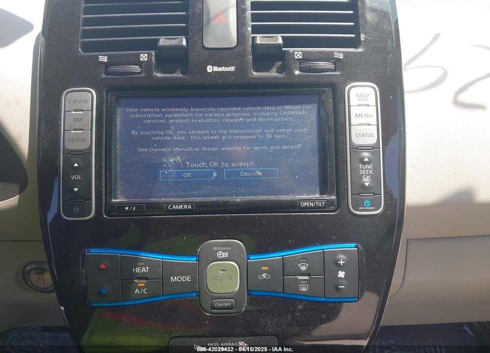 2013 NISSAN LEAF SV VIN: 1N4AZ0CP8DC413085