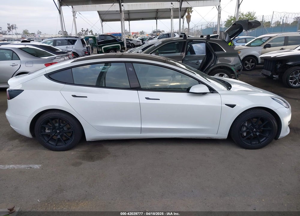 2021 TESLA MODEL 3 LONG RANGE DUAL MOTOR ALL-WHEEL DRIVE VIN: 5YJ3E1EB5MF872874