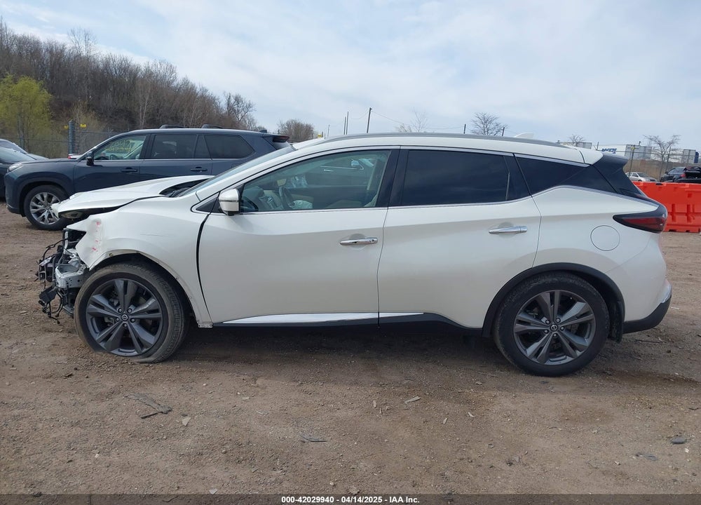 2022 NISSAN MURANO PLATINUM INTELLIGENT AWD VIN: 5N1AZ2DSXNC112047