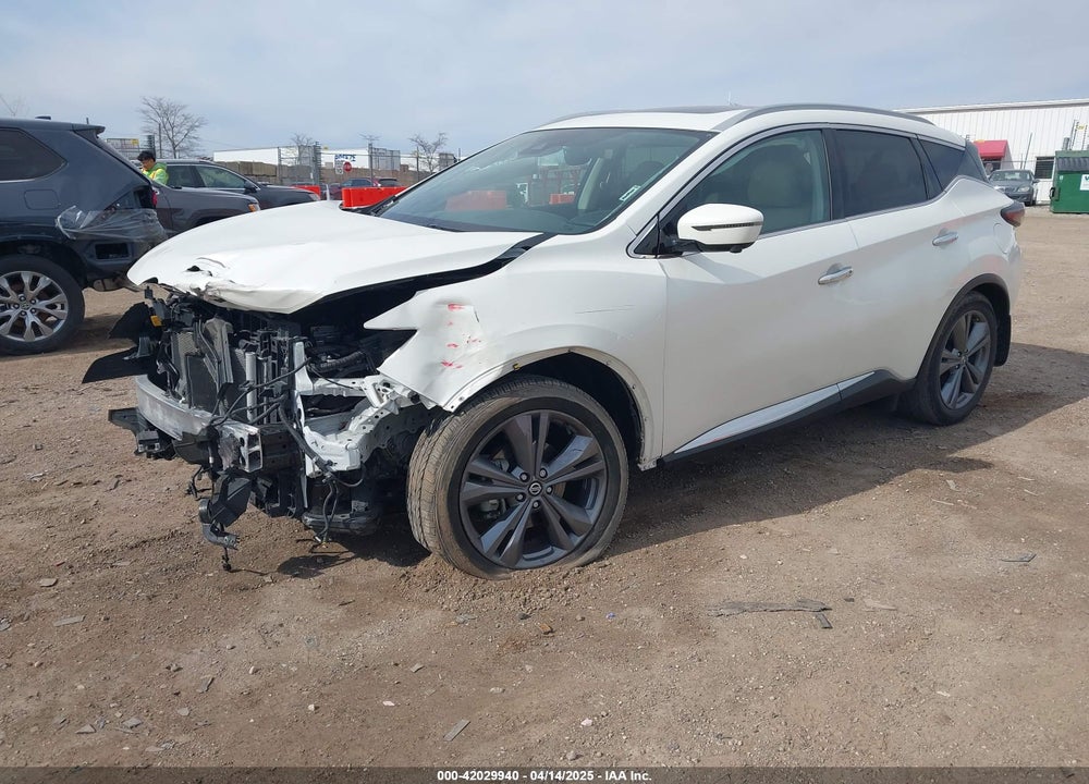 2022 NISSAN MURANO PLATINUM INTELLIGENT AWD VIN: 5N1AZ2DSXNC112047