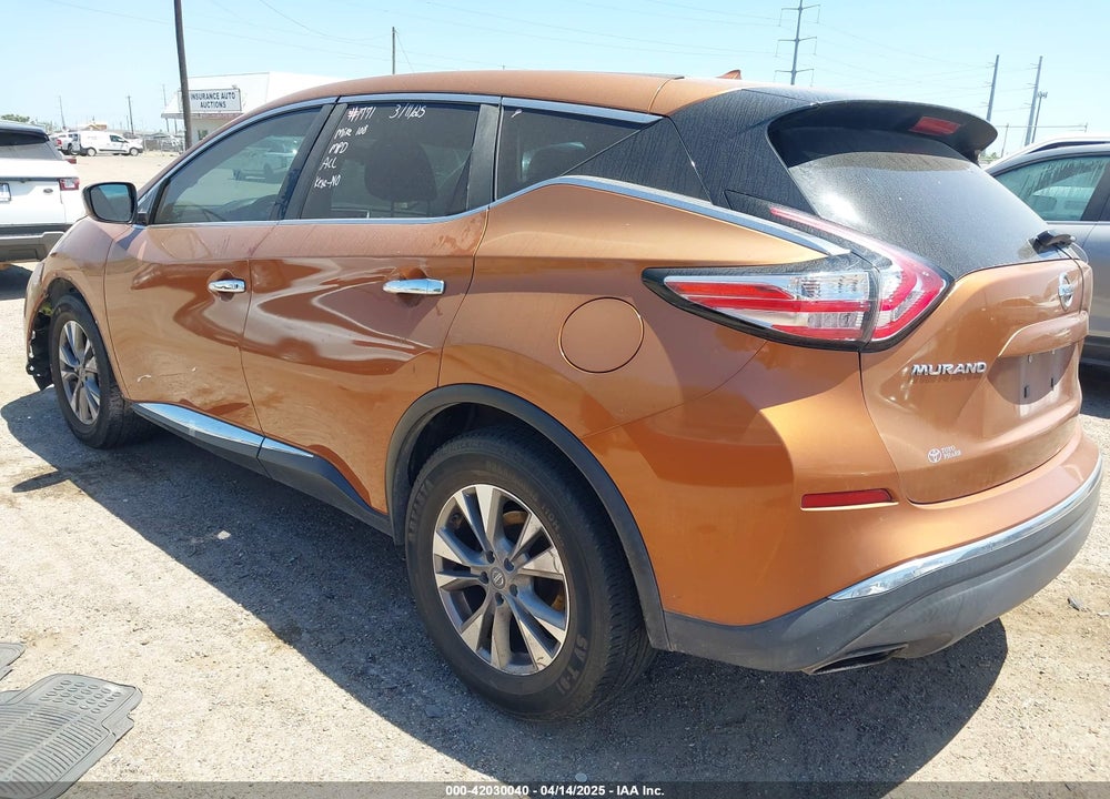 2016 NISSAN MURANO VIN: 5N1AZ2MG6GN129205