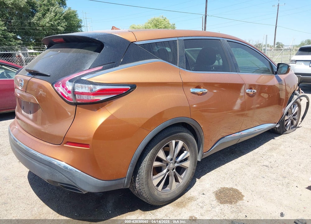 2016 NISSAN MURANO VIN: 5N1AZ2MG6GN129205