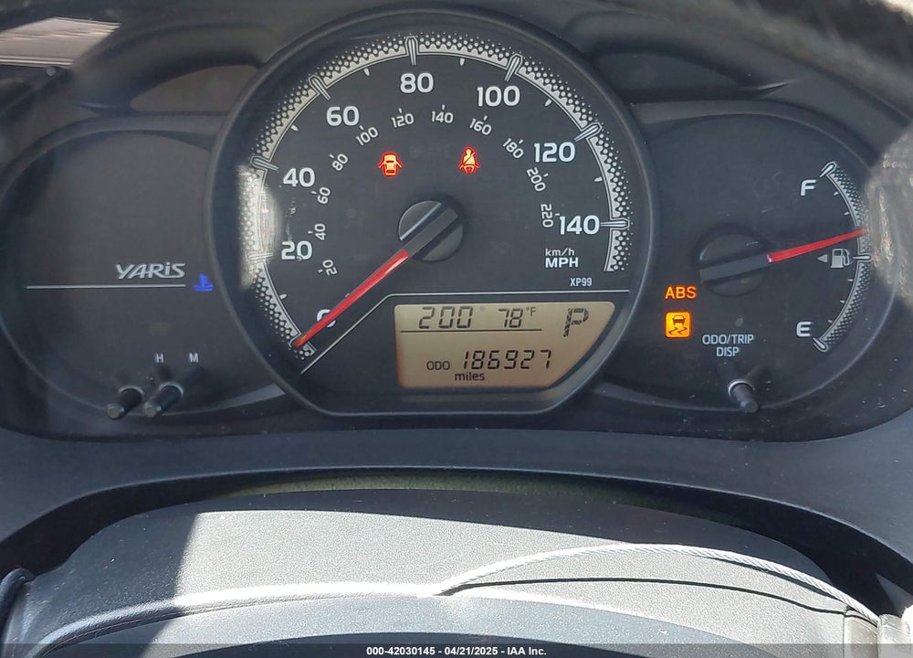 2015 TOYOTA YARIS VIN: VNKKTUD36FA038614