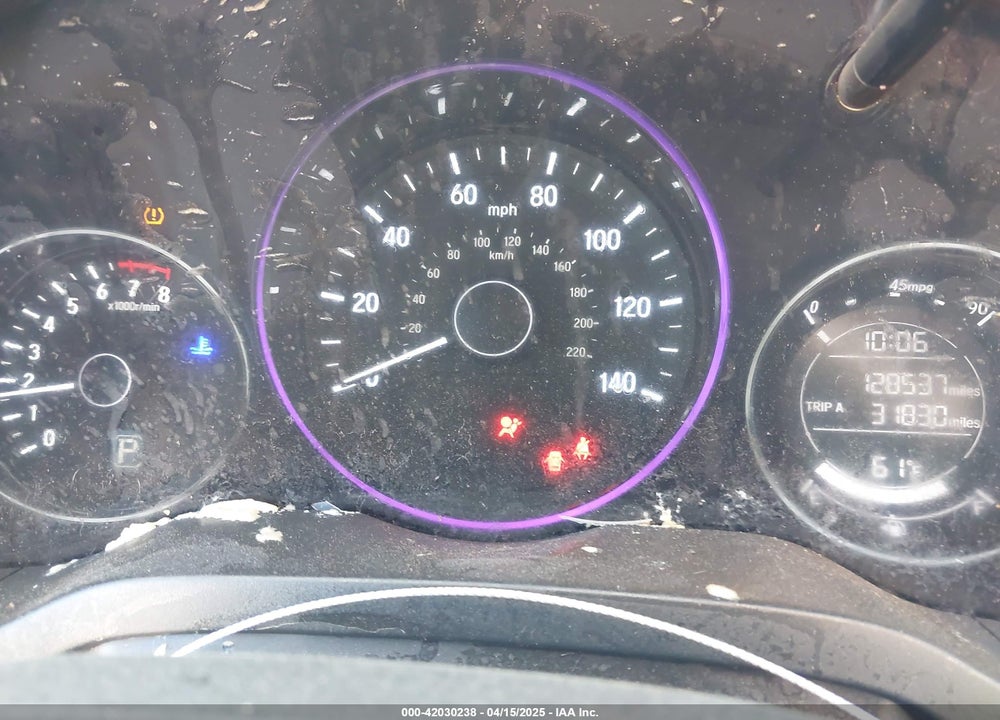 2016 HONDA HR-V LX VIN: 3CZRU6H38GM756187