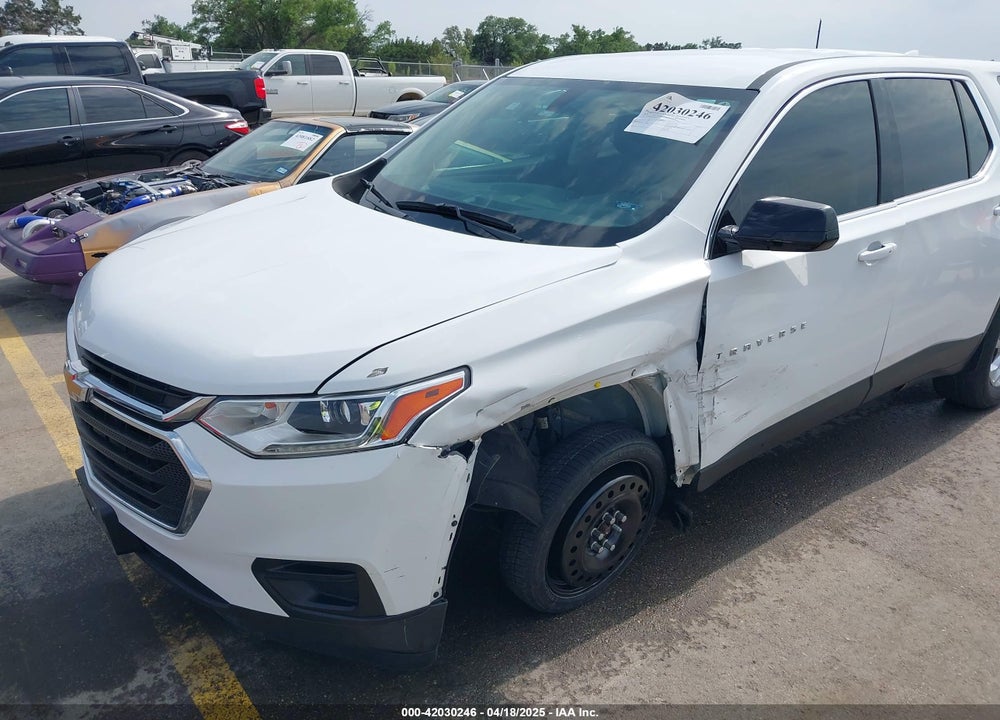 2020 CHEVROLET TRAVERSE FWD LS VIN: 1GNERFKW4LJ314465