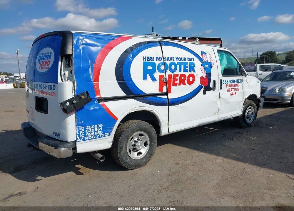 2021 CHEVROLET EXPRESS CARGO RWD 2500 REGULAR WHEELBASE WT VIN: 1GCWGAFP3M1204940
