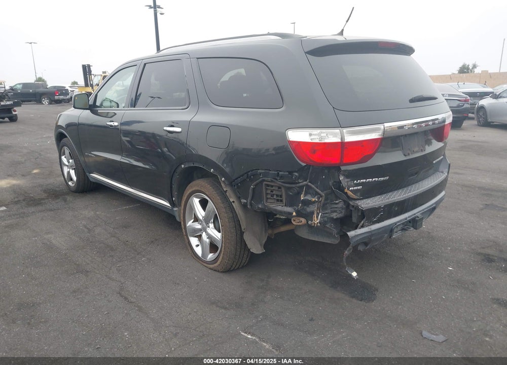 2012 DODGE DURANGO VIN: 1C4SDJET0CC322954