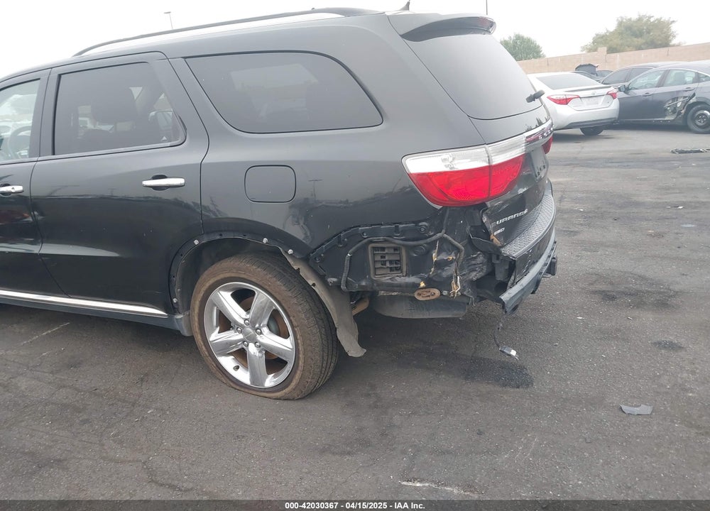 2012 DODGE DURANGO VIN: 1C4SDJET0CC322954
