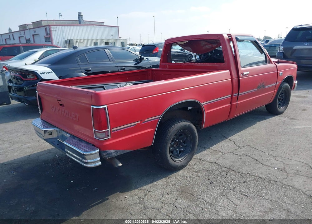 1989 CHEVROLET S TRUCK S10 VIN: 1GCCS14Z0K8127180