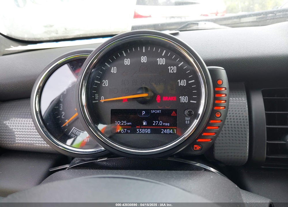 2016 MINI CONVERTIBLE VIN: WMWWG5C53G3C19327