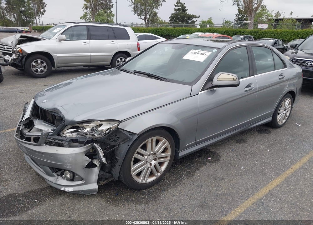 2008 MERCEDES-BENZ C CLASS VIN: WDDGF54X08R024524