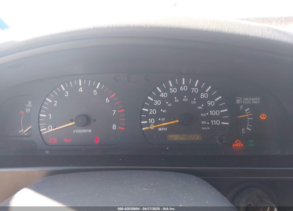 2000 TOYOTA TACOMA BASE V6 VIN: 4TAWN72N1YZ633185