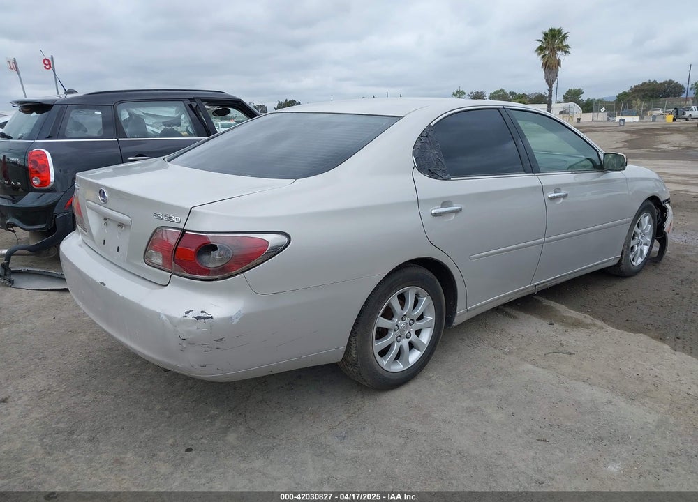 2004 LEXUS ES 330 VIN: JTHBA30GX45024169