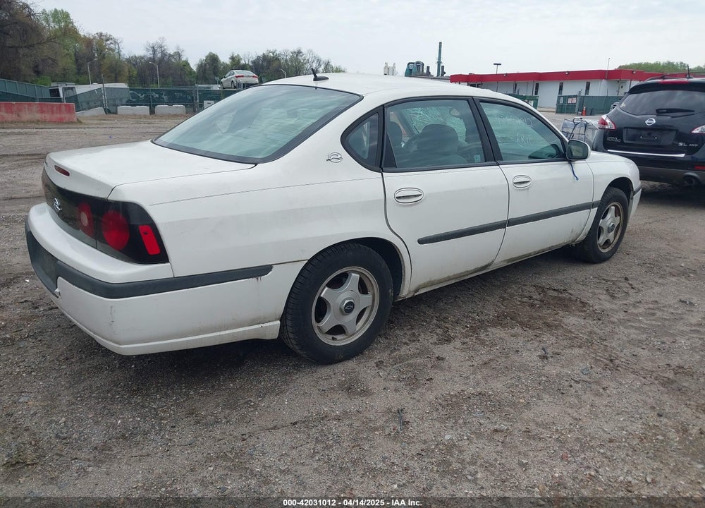 2005 CHEVROLET IMPALA VIN: 2G1WF52E559302663